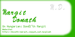 margit donath business card